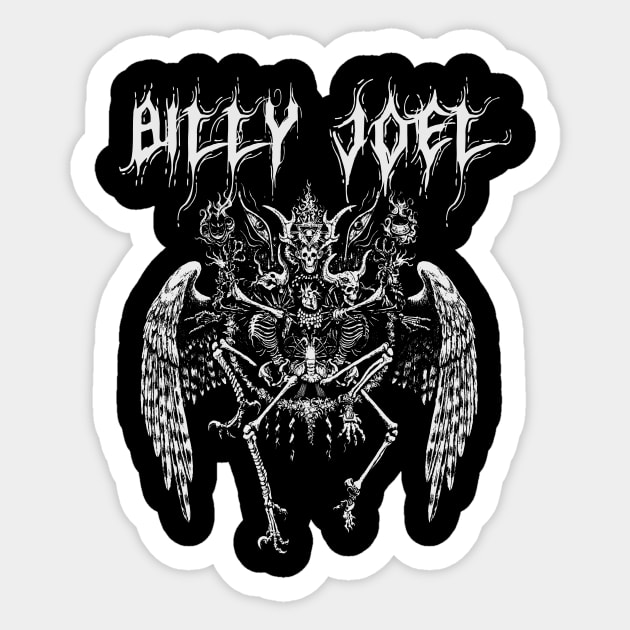 billy joel || darknes Sticker by low spirit